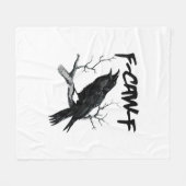 F-Caw-F Fleece Deken (Voorkant (Horizontaal))