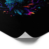 F Caw F Funny Bird Crow Raven Pun Joke Saying Poster (Hoek)