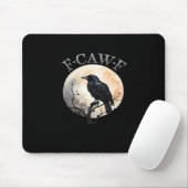 F Caw F Funny Bird Moon Minimal Clean Style Muismat (Met muis)
