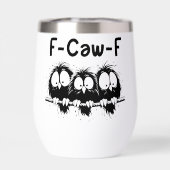 F-Caw-F Funny Bird Quote Gifts (Achterkant)