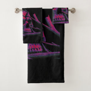 F-CAW-F Funny Black Crow Bird Bad Handdoek