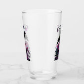 F-CAW-F Funny Black Crow Bird Glas (Rechts)