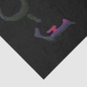 F-CAW-F Funny Black Crow Bird Tissuepapier (Detail)
