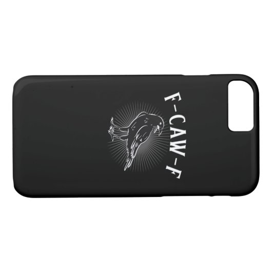 F-Caw-F Funny Casual Case-Mate iPhone Case (Achterkant (Horizontaal))