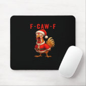 F-Caw-F Funny Chicken Christmas Essential Muismat (Met muis)