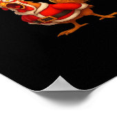 F-Caw-F Funny Chicken Christmas Essential Poster (Hoek)