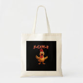 F Caw F Funny Chicken Classic Aesthetic Design Tote Bag (Voorkant)