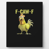 F-Caw-F Funny Chicken Classic Creative Casual Fotoplaat (Voorkant)