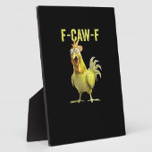 F-Caw-F Funny Chicken Classic Creative Casual Fotoplaat (Zijkant)