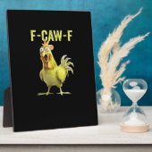 F-Caw-F Funny Chicken Classic Creative Casual Fotoplaat (Zijkant)
