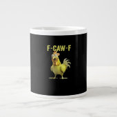 F Caw F Funny Chicken Classic Creative Casual Grote Koffiekop (Voorkant)