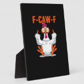 F-Caw-F Funny Chicken Classic Minimal Clean Fotoplaat (Zijkant)