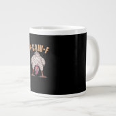 F Caw F Funny Chicken Classic Retro Cool Style Grote Koffiekop (Voorkant rechts)