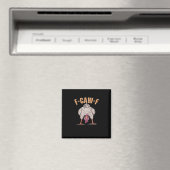 F Caw F Funny Chicken Classic Retro Cool Style Magneet (Insitu (Vaatwasser))