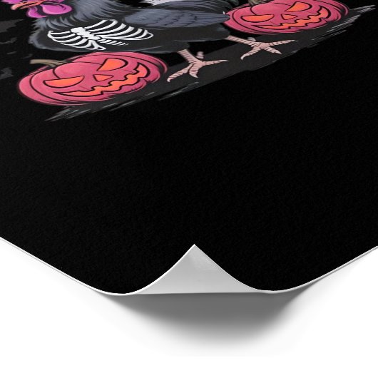 F Caw F Funny Chicken Classic Simple Clean Style Poster (Hoek)