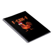 F Caw F Funny Chicken Classic Trendy Modern Style Notitieboek (Rechterzijde)