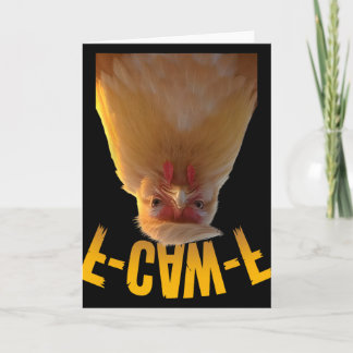 F-caw-f Funny Chicken Humor F-caw-f Quote Trump  Kaart