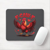 F-caw-f Funny Chicken Humor F-caw-f Quote Valentin Muismat (Met muis)