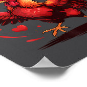 F-caw-f Funny Chicken Humor F-caw-f Quote Valentin Poster (Hoek)