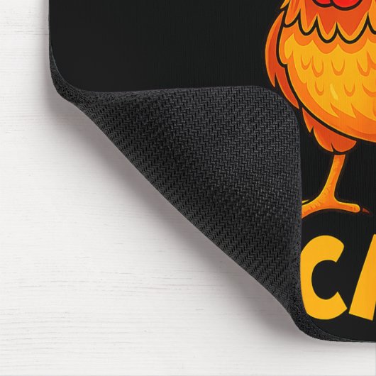 F-caw-f Funny Chicken Humor Quote Rooster Meme Fun Muismat (Hoek)