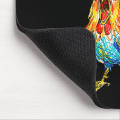 F-caw-f Funny Chicken Humor Quote Rooster Meme  Muismat (Hoek)