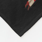 F-caw-f Funny Chicken Humor Usa Flag Quote Rooster Fleece Deken (Hoek)