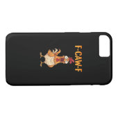 F-Caw-F Funny Chicken Saying Rooster Meme Sarcasti Case-Mate iPhone Case (Achterkant (Horizontaal))