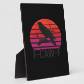 F-Caw-F Funny Crow Classic Minimal Clean Fotoplaat (Zijkant)