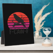 F-Caw-F Funny Crow Classic Minimal Clean Fotoplaat (Zijkant)
