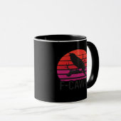F-Caw-F Funny Crow Classic Minimal Clean Mok (Voorkant rechts)