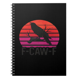 F-Caw-F Funny Crow Classic Minimal Clean Notitieboek