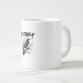 F-Caw-F Funny Crow Essential Cool Unique Grote Koffiekop (Voorkant rechts)