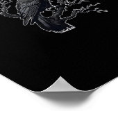 F-Caw-F Funny Crow Minimal Clean Poster (Hoek)