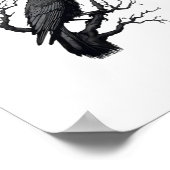 F Caw F Funny Crow Support Your Murder Graphic Poster (Hoek)