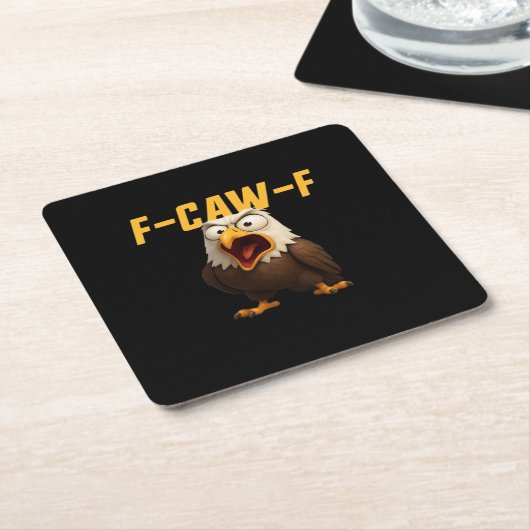 F-Caw-F Funny F-Caw-F Gear Creative Style Kartonnen Onderzetters (Schuin)