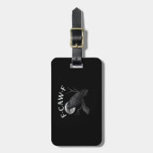 F-Caw-F Funny Quote Bagagelabel (Voorkant verticaal)