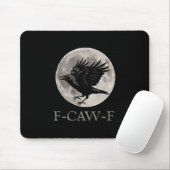 F-caw-f Funny Raven Gothic Crow Black Bird Muismat (Met muis)