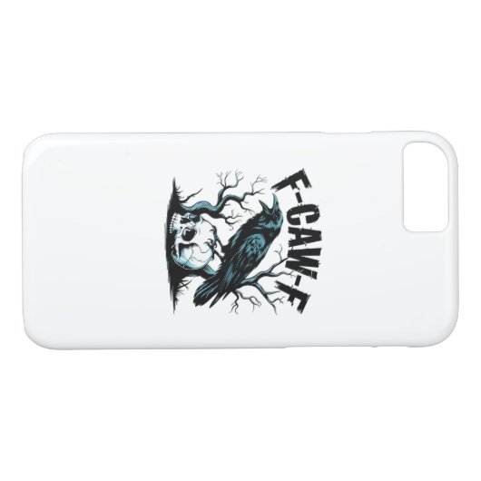 F-Caw-F Funny Trendy Case-Mate iPhone Case (Achterkant (Horizontaal))