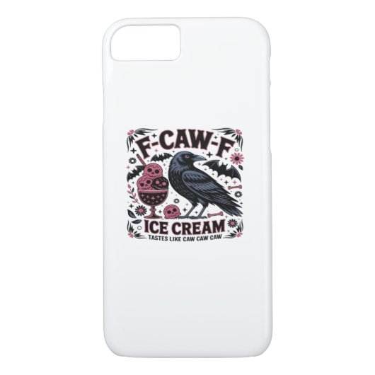 F Caw F Funny Trendy Case-Mate iPhone Case (Achterkant)