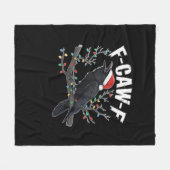 F-Caw-F Funny Trendy Fleece Deken (Voorkant (Horizontaal))