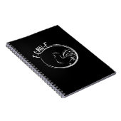 F-Caw-F Funny Wordplay Quote Retro Style Notitieboek (Rechterzijde)