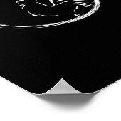 F-Caw-F Funny Wordplay Quote Retro Style Poster (Hoek)