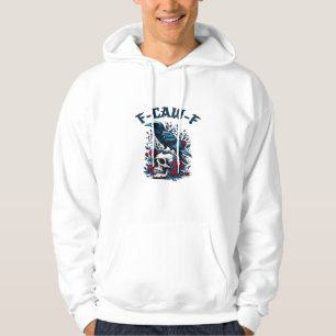 F-Caw-F Gotische Kraai Raven Schedel Klassieker Hoodie