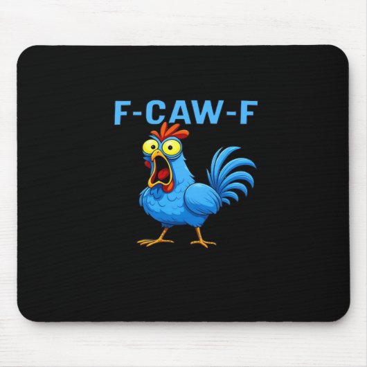 F-Caw-F Graphic Gear Creative Design Muismat (Voorkant)