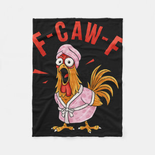 F-caw-f Grappig Kip Shirt,humor Meme T-shirts, Leu Fleece Deken