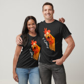 F-Caw-F Grappig Kippenmeme-ontwerp T-shirt (Unisex)