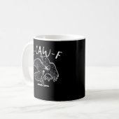 F Caw F Grappig ontwerp Koffiemok (Voorkant links)