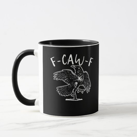 F Caw F Grappig ontwerp Mok (Links)