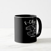F Caw F Grappig ontwerp Mok (Voorkant rechts)
