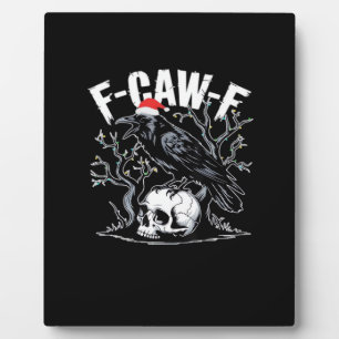 F-Caw-F Grappig Trendsettend Fotoplaat